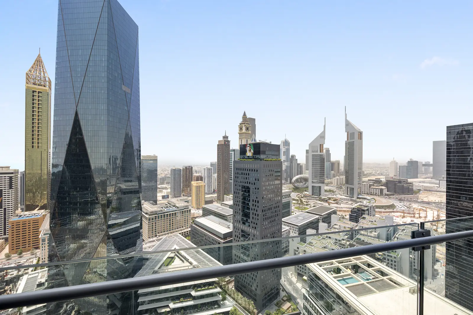 DIFC skyline view from Burj Daman Dubai