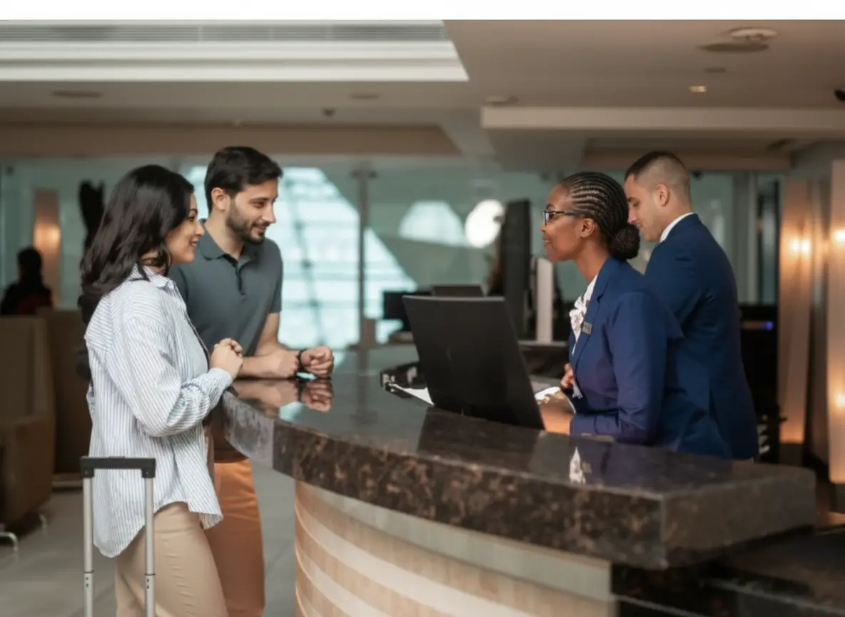 Warm, personal check-in at a YOUR STAY corporate residence in Dubai