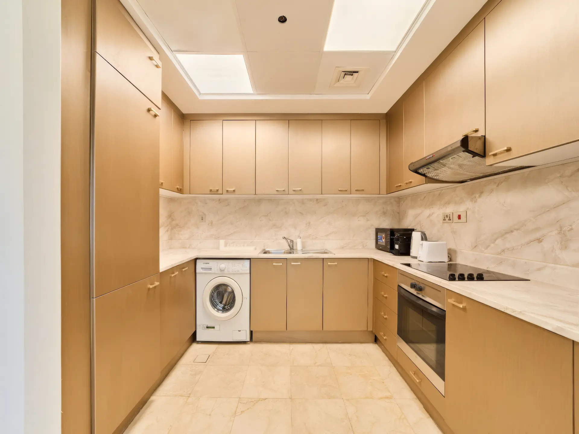 Sky View Studio equipped kitchen at Sky Gardens DIFC Dubai