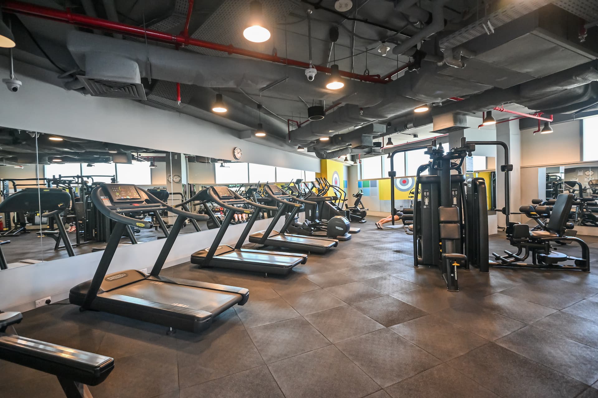 Fully equipped fitness centre at Sky Gardens DIFC Dubai